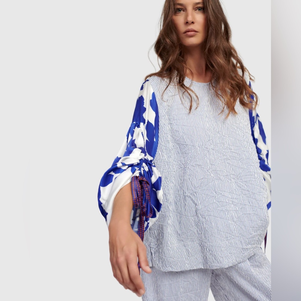 Alembika Maeve Crinkle Blouse